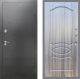 Входная металлическая Дверь Рекс (REX) 2А Серебро Антик FL-128 Сандал грей в Подольск