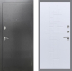 Входная металлическая Дверь Рекс (REX) 2А Серебро Антик FL-289 Белый ясень в Подольск