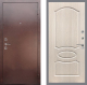 Входная металлическая Дверь Рекс (REX) 1 FL-128 Беленый дуб в Подольск