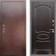 Входная металлическая Дверь Рекс (REX) 1 FL-128 Венге светлый в Подольск