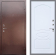 Входная металлическая Дверь Рекс (REX) 1 FL-128 Силк Сноу в Подольск
