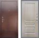 Входная металлическая Дверь Рекс (REX) 1 FL-243 Беленый дуб в Подольск