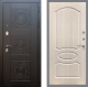 Входная металлическая Дверь Рекс (REX) 10 FL-128 Беленый дуб в Подольск