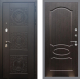 Входная металлическая Дверь Рекс (REX) 10 FL-128 Венге светлый в Подольск