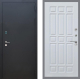 Входная металлическая Дверь Рекс (REX) 1A Черный Муар FL-33 Белый ясень в Подольск