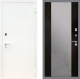 Входная металлическая Дверь Рекс (REX) 1А Белая шагрень СБ-16 Зеркало Венге в Подольск