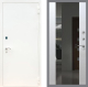 Входная металлическая Дверь Рекс (REX) 1А Белая шагрень СБ-16 с Зеркалом Лиственница беж в Подольск