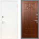 Входная металлическая Дверь Рекс (REX) 1А Белая шагрень FL-58 Морёная берёза в Подольск