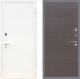 Входная металлическая Дверь Рекс (REX) 1А Белая шагрень GL венге поперечный в Подольск