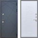 Входная металлическая Дверь Рекс (REX) 13 Силк Титан FL-289 Белый ясень в Подольск