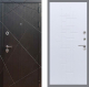 Входная металлическая Дверь Рекс (REX) 13 Венге FL-289 Белый ясень в Подольск
