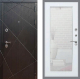 Входная металлическая Дверь Рекс (REX) 13 Венге Зеркало Пастораль Силк Сноу в Подольск