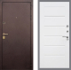 Входная металлическая Дверь Рекс (REX) Лайт 3К Сити Белый ясень в Подольск