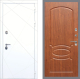 Входная металлическая Дверь Рекс (REX) 13 Силк Сноу FL-128 Морёная берёза в Подольск