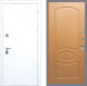 Входная металлическая Дверь Рекс (REX) 13 Силк Сноу FL-128 Дуб в Подольск