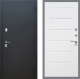 Входная металлическая Дверь Рекс (REX) 5 Черный Муар Сити Белый ясень в Подольск