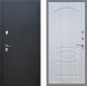 Входная металлическая Дверь Рекс (REX) 5 Черный Муар FL-128 Сандал белый в Подольск
