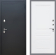 Входная металлическая Дверь Рекс (REX) 5 Черный Муар FL-243 Силк Сноу в Подольск