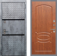 Входная металлическая Дверь Рекс (REX) 15 Бетон Темный FL-128 Морёная берёза в Подольск