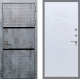 Входная металлическая Дверь Рекс (REX) 15 Бетон Темный FL-289 Белый ясень в Подольск