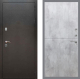 Входная металлическая Дверь Рекс (REX) 5 Серебро Антик FL-290 Бетон светлый в Подольск
