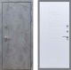 Входная металлическая Дверь Рекс (REX) 13 Бетон Темный FL-289 Белый ясень в Подольск