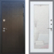 Входная металлическая Дверь Рекс (REX) Премиум-246 Зеркало Пастораль Белый ясень в Подольск