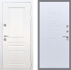 Входная металлическая Дверь Рекс (REX) Премиум-н Силк Сноу FL-289 Белый ясень в Подольск