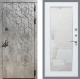 Входная металлическая Дверь Рекс (REX) 23 Зеркало Пастораль Белый ясень в Подольск