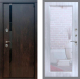 Входная металлическая Дверь Рекс (REX) 26 Зеркало Пастораль Сандал белый в Подольск