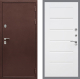 Входная металлическая Дверь Рекс (REX) 5 металл 3 мм Сити Белый ясень в Подольск